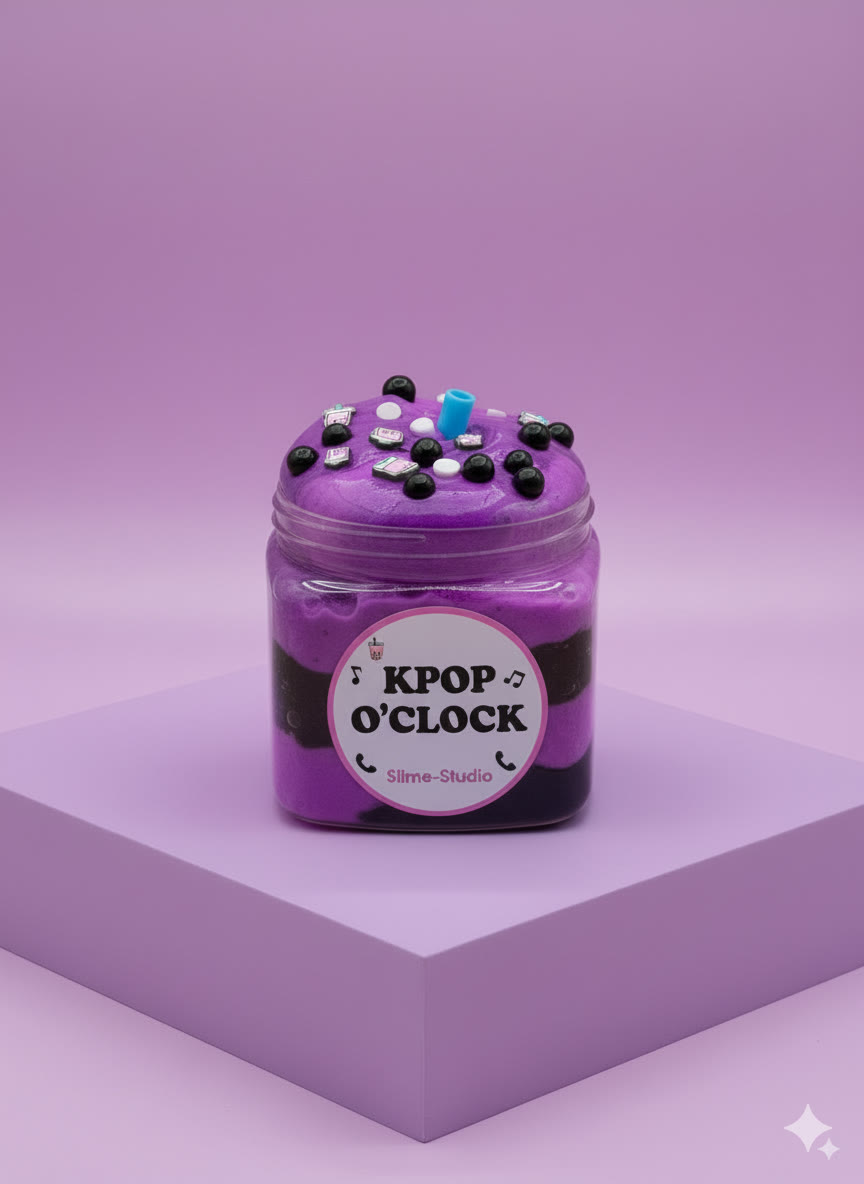 K-Pop O'Clock - handmade slime by Amber's Slime Studio