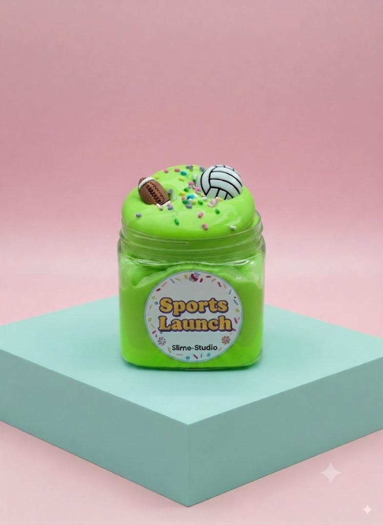 Sports Launch - handmade slime by Amber's Slime Studio